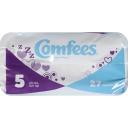 Comfees Disposable Baby Diapers, Size 5, Bag of 27