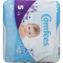 Comfees Disposable Baby Diapers, Size 5, Bag of 27