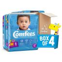 Comfees Disposable Baby Diapers, Size 5, Bag of 27