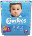 Comfees Disposable Baby Diapers, Size 5, Bag of 27