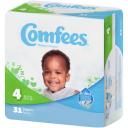 Comfees Disposable Baby Diapers, Size 5, Bag of 27