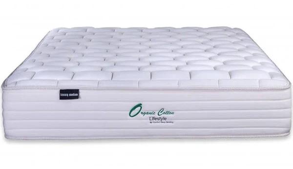 Comfort Sleep Organic Cotton F1 Luxury Soft Mattress, Size - Super King