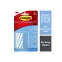 Command Refill Strips, Small, Clear, 12-Strips (17024CLR-ES)