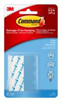 Command Refill Strips, Small, Clear, 12-Strips (17024CLR-ES)