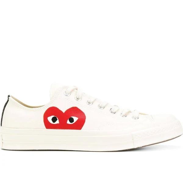 Comme Des Garçons Play x Converse Chuck 70 Ox Half Heart White Sneakers