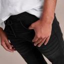 Commons Knit Denim Jogger Pants | Black | Size 38