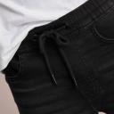 Commons Knit Denim Jogger Pants | Black | Size 38