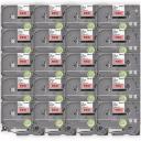 Compatible 20 x PT-9700PC Brother PT9700PC P-Touch Tape 9mm Black Text On Red Tape