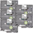 Compatible 3 x PT-1280DT Brother PT1280DT P-Touch Tape 9mm Black Text On Blue Tape