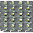 Compatible 3 x PTD600 Brother PT-D600 P-Touch Tape 6mm Black Text On Clear Tape