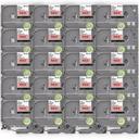 Compatible 5 x PT-9600 Brother PT9600 P-Touch Tape 9mm Black Text On Red Tape
