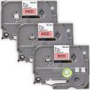 Compatible 5 x PT-D450 Brother PTD450 P-Touch Tape 12mm Black Text On Green Tape