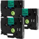 Compatible 5 x PT2300 Brother PT-2300 P-Touch Tape 9mm White Text On Black Tape