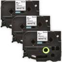 Compatible 5 x PT2700 Brother PT-2700 18mm Black Text On Blue Tape - 8 Meters