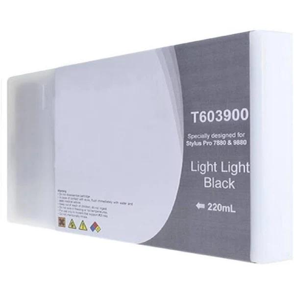 Compatible Epson T6039 Light Light Black Ink Cartridge [C13T603900]