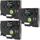 Compatible PT-9800PCN Tape Brother PT9800PCN 6mm Black Text On Green Tape