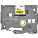 Compatible PT-P710BT Tape Brother PTP710BT 5.8mm Black Text On Yellow P-Touch Tape