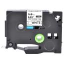 Compatible PTP700 Tape Brother PT-P700 5.8mm Black Text On White Tape