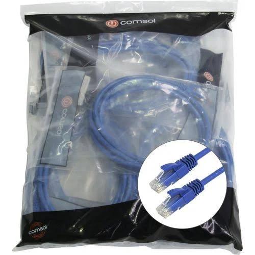 Comsol RJ45 Cat 5e Patch Cable 1.5m Blue 12 Pack