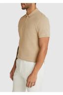 Connor Hayling Quarter Zip Smart Polo Wine XS