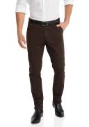 Connor Platinum Slim Stretch Chino Brown 35