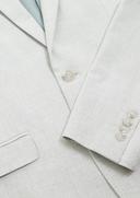 Connor Wilfred Skinny Suit Jacket Silver 34