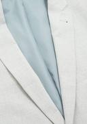 Connor Wilfred Skinny Suit Jacket Silver 34