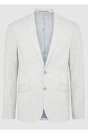 Connor Wilfred Skinny Suit Jacket Silver 34