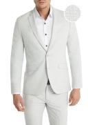 Connor Wilfred Skinny Suit Jacket Silver 42