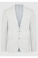 Connor Wilfred Skinny Suit Jacket Silver 42