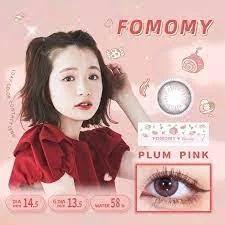 Contact Lens Japan Daily P-2.00 | Merry Seasons FOMOMY #Cherry Plum Pink 10pcs