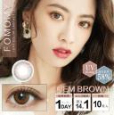 Contact Lens Japan Daily P-5.50 | Merry Seasons FOMOMY 1Day #Gem Brown 10pcs