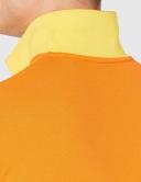Contrast Color Piqué Polo Shirt 5XL / Russet Orange / Orange