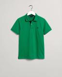 Contrast Color Piqué Polo Shirt XS / Lavish Green / Green