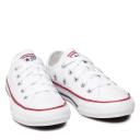 Converse 3j256c Chuck Taylor All Star Ox White Kids Trainers