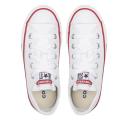 Converse 3j256c Chuck Taylor All Star Ox White Kids Trainers