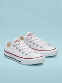 Converse 3j256c Chuck Taylor All Star Ox White Kids Trainers