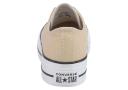 Converse Beige Chuck Taylor All Star Lift Platform Sneakers