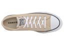 Converse Beige Chuck Taylor All Star Lift Platform Sneakers