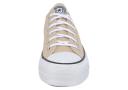 Converse Beige Chuck Taylor All Star Lift Platform Sneakers