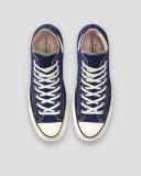 Converse Chuck 70 Hi Recycled Canvas - Midnight Navy/Egret/Black 3