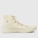 Converse Chuck Taylor All Star Crochet Hi Sneakers in White