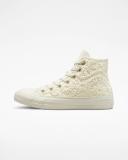 Converse Chuck Taylor All Star Crochet Hi Sneakers in White