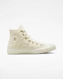 Converse Chuck Taylor All Star Crochet Hi Sneakers in White