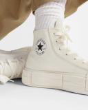 Converse Chuck Taylor All Star Cruise Hi Platform Sneakers in egret-White