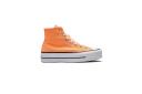 Converse Orange Chuck Taylor All Star Lift Platform Sneakers