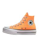 Converse Orange Chuck Taylor All Star Lift Platform Sneakers