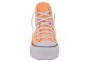 Converse Orange Chuck Taylor All Star Lift Platform Sneakers