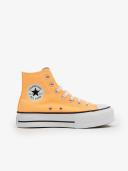 Converse Orange Chuck Taylor All Star Lift Platform Sneakers