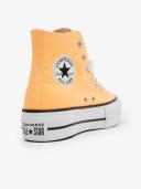 Converse Orange Chuck Taylor All Star Lift Platform Sneakers